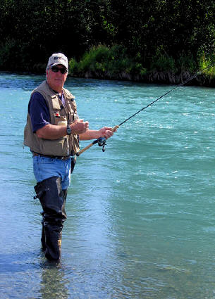 Salmon fishing near Mountain Lake Meadows Subdivision